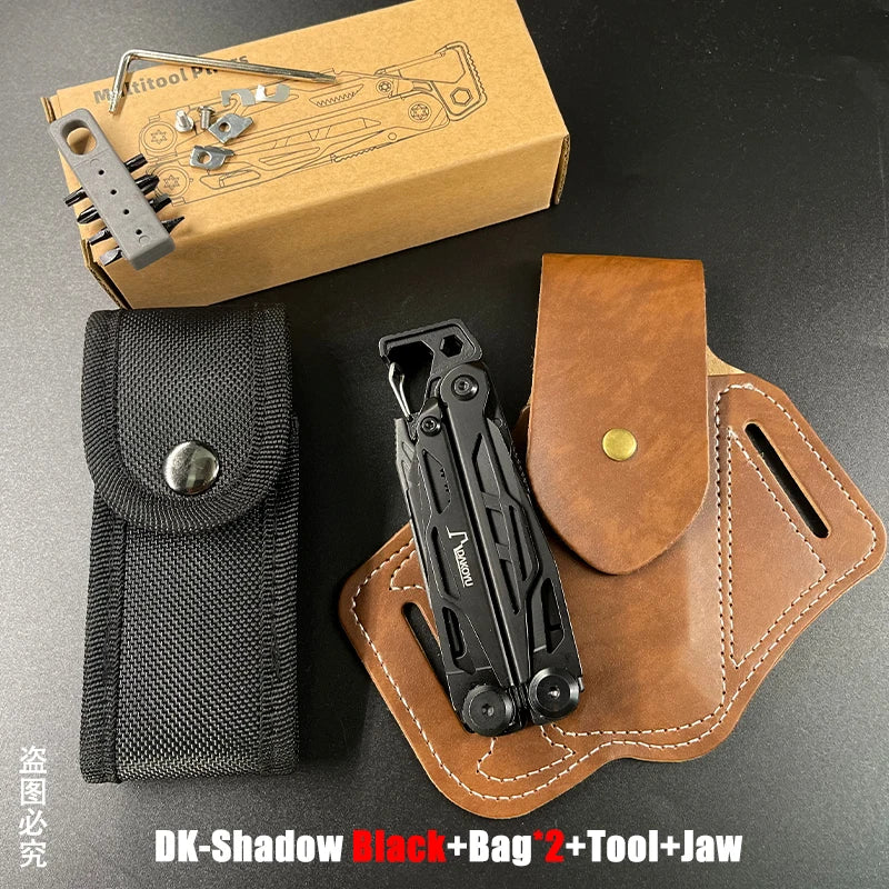 DAKOYU-Multi-functional Swiss Tool with Whistle, Outdoor Pliers, DKShadow Available In Multiple Colors, Outdoor Camping Equipmen