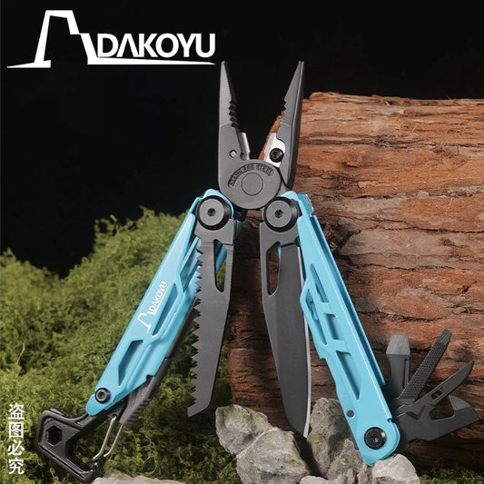 DAKOYU-Multi-functional Swiss Tool with Whistle, Outdoor Pliers, DKShadow Available In Multiple Colors, Outdoor Camping Equipmen