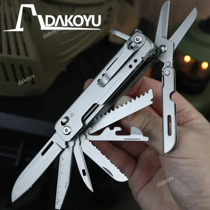 DAKOYU Outdoor Multifunctional Folding Multifunctional Tools Camping Equipment Portable EDC Detachable Large Scissors
