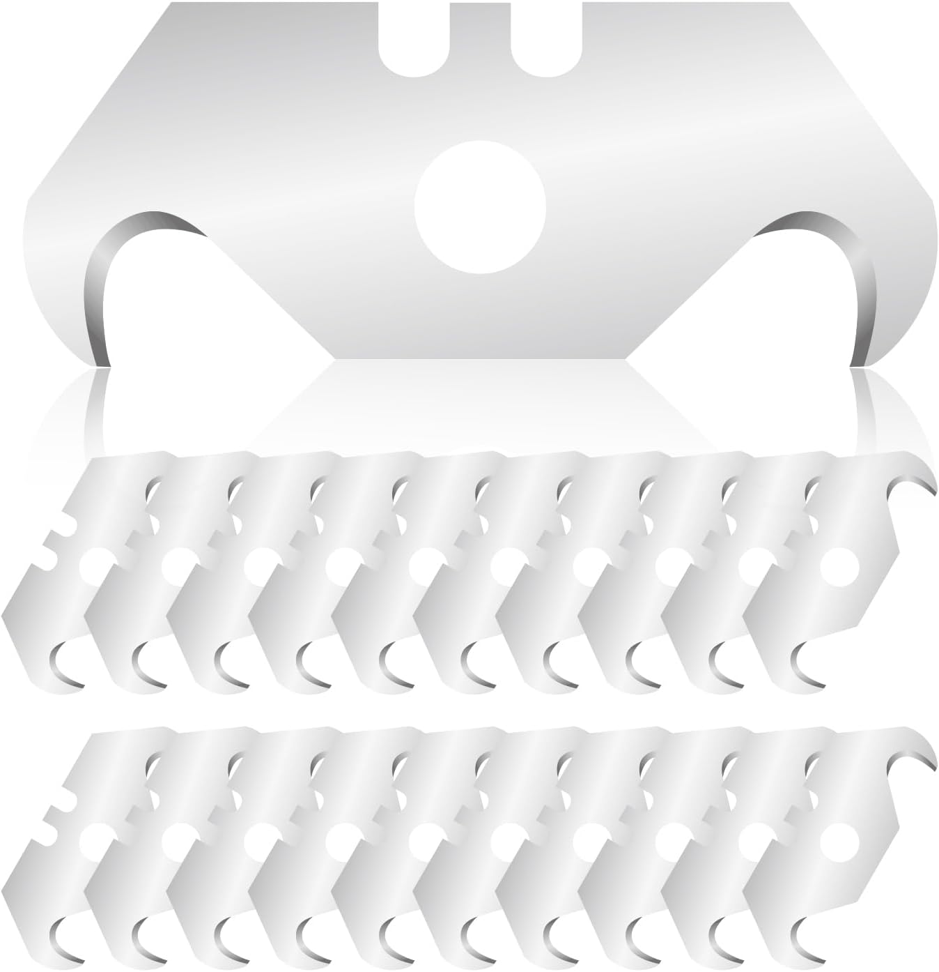 KS22 SK5 Hook Razor Blades 100 Pack | Utility Knife Replacement Blades