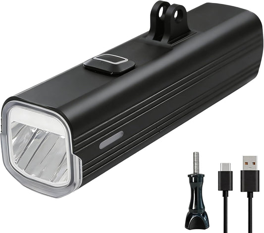 USB-C Rechargeable LED Bicycle Front Light