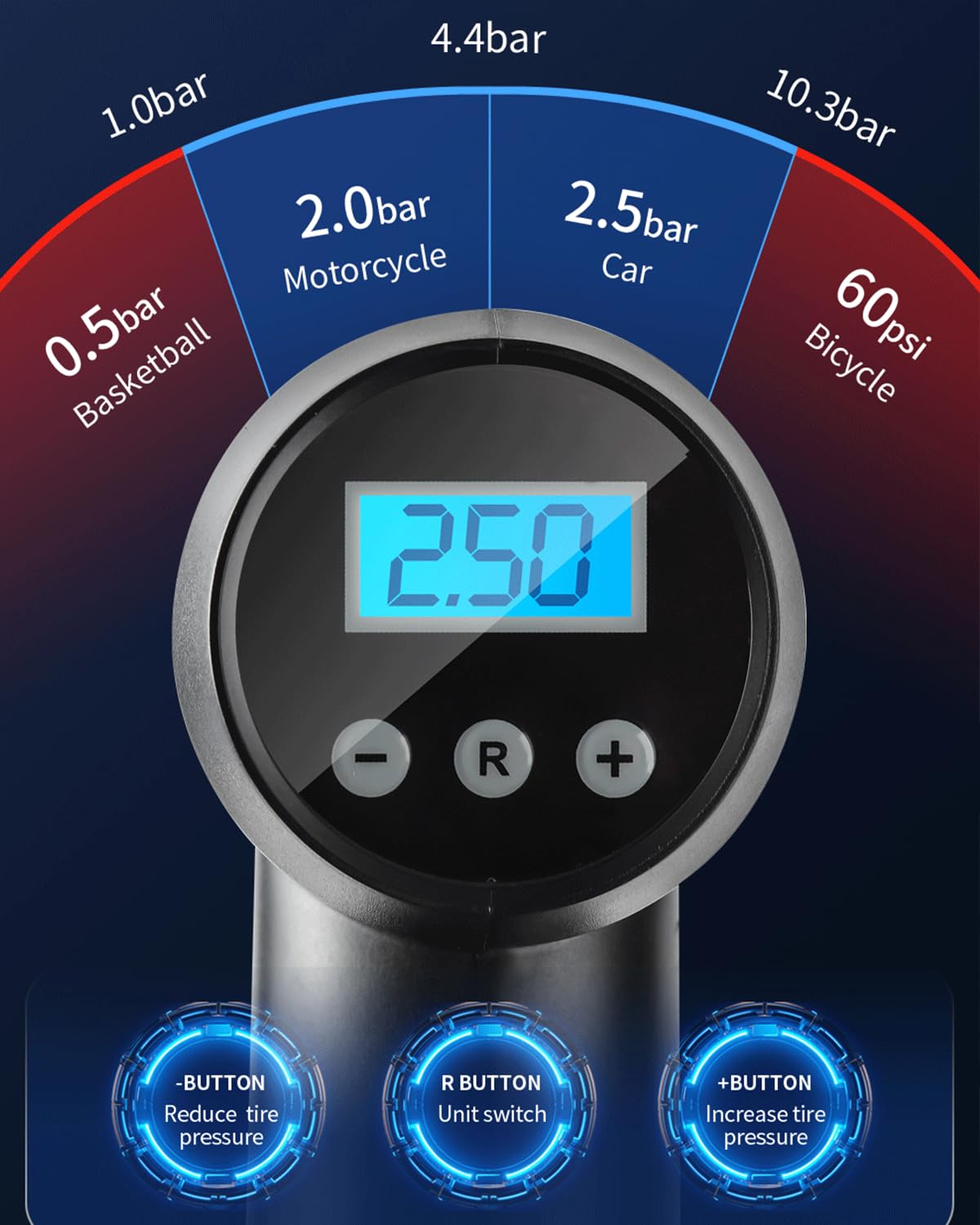 LONLEEYU Tire Inflator