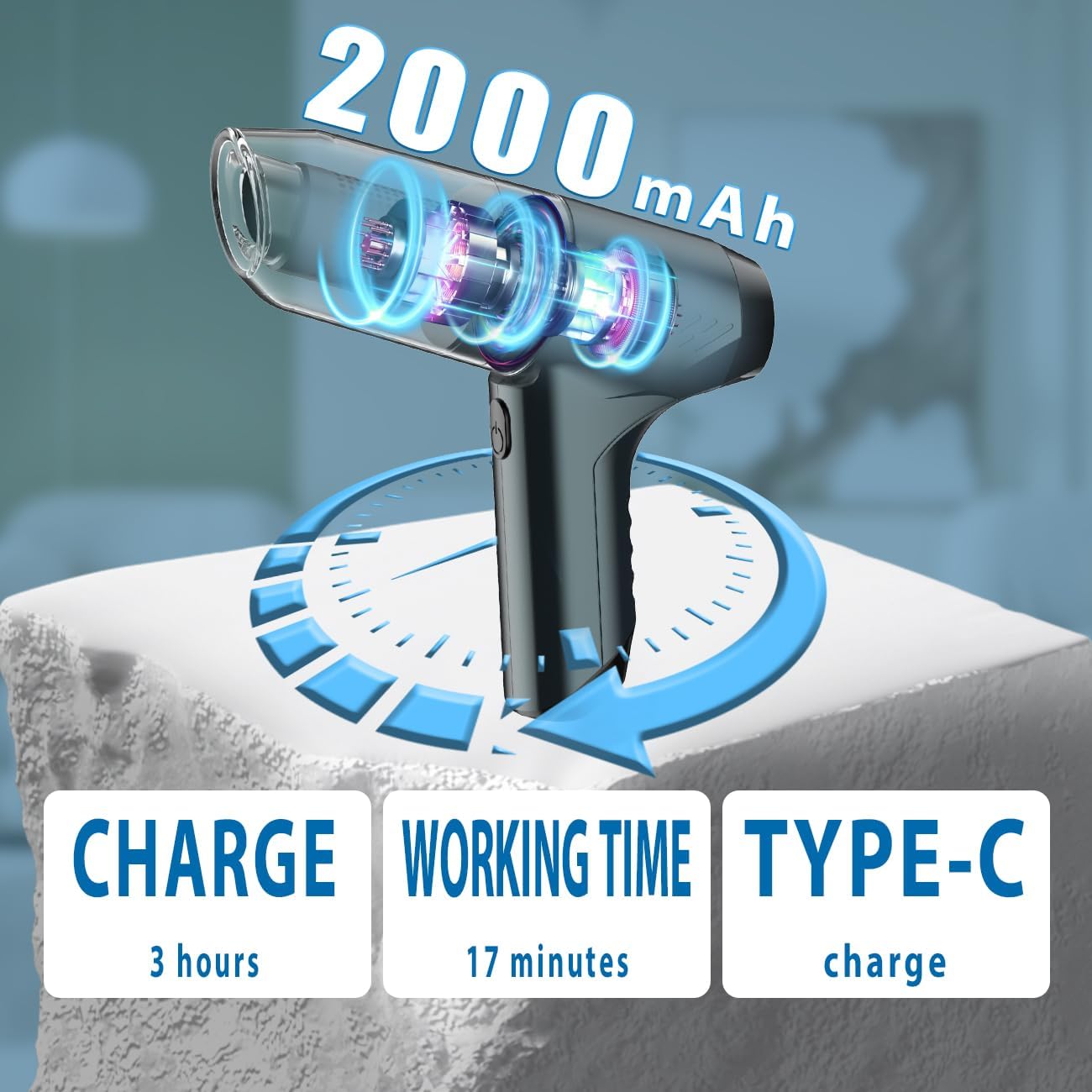 Cordless Handheld Car Vacuum Cleaner