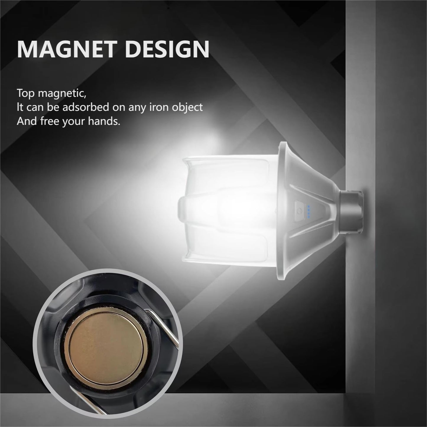 500LM Warm & Cold Dual Colour Camping Light