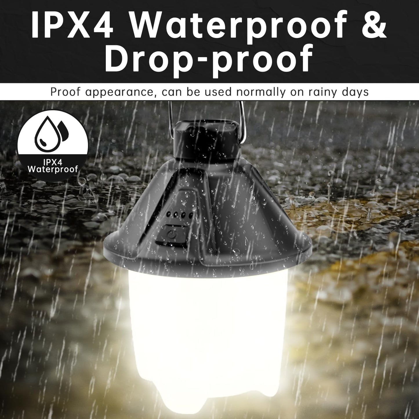 500LM Warm & Cold Dual Colour Camping Light