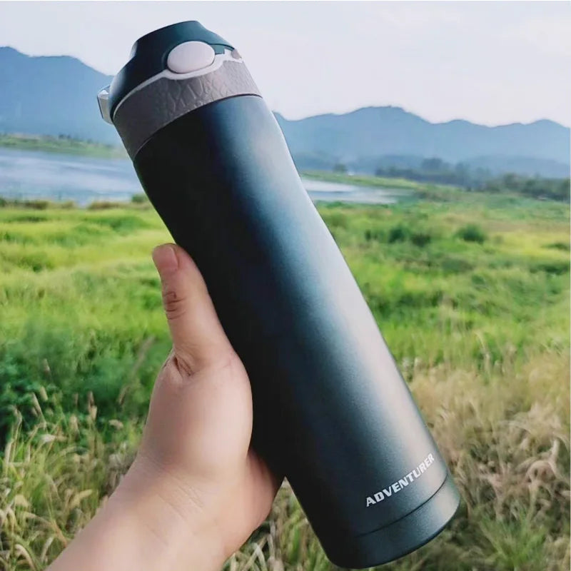 Filterwell Stainless Steel  Water Purifier Bottle Life Water Filter Bottle With Filter Straw