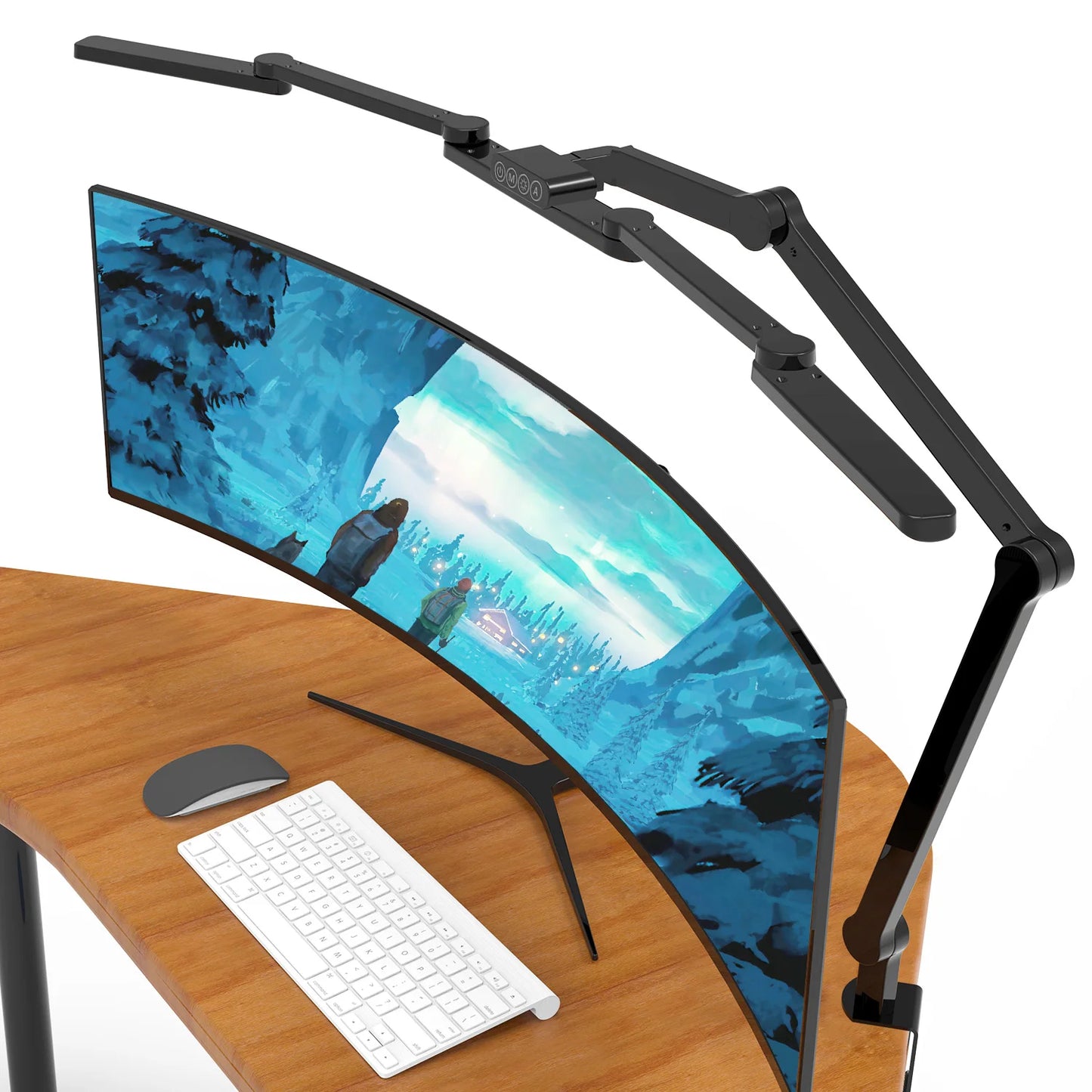 LED Desk Lamp with Clip,Office Desk Lamp,4 Color Temperatures and 5 Brightness Level Desk Light Study Lamp Metal
