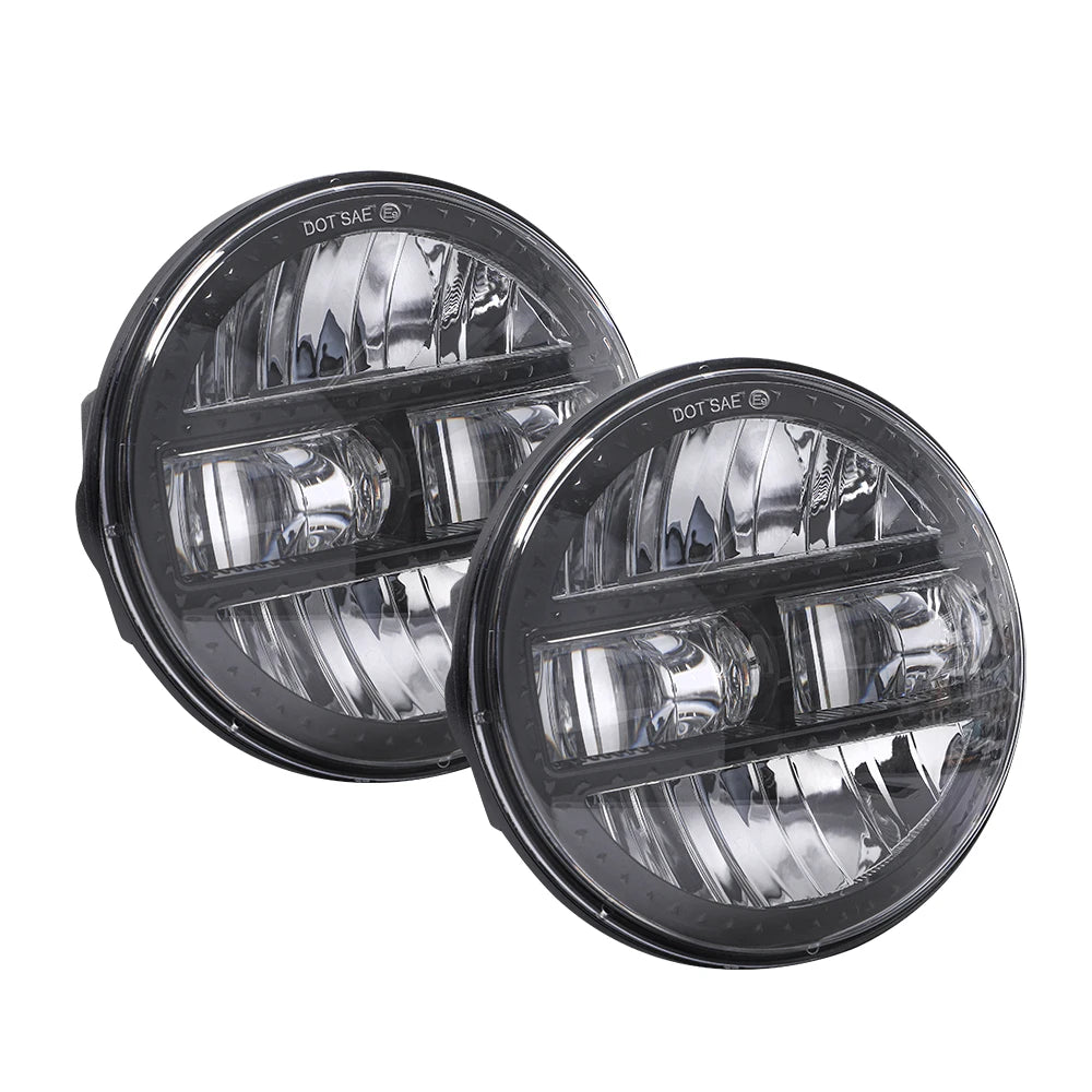 12V 30W Headlights Round 5.75 Inch Motorcycle Led Headlights for Harley Davidson