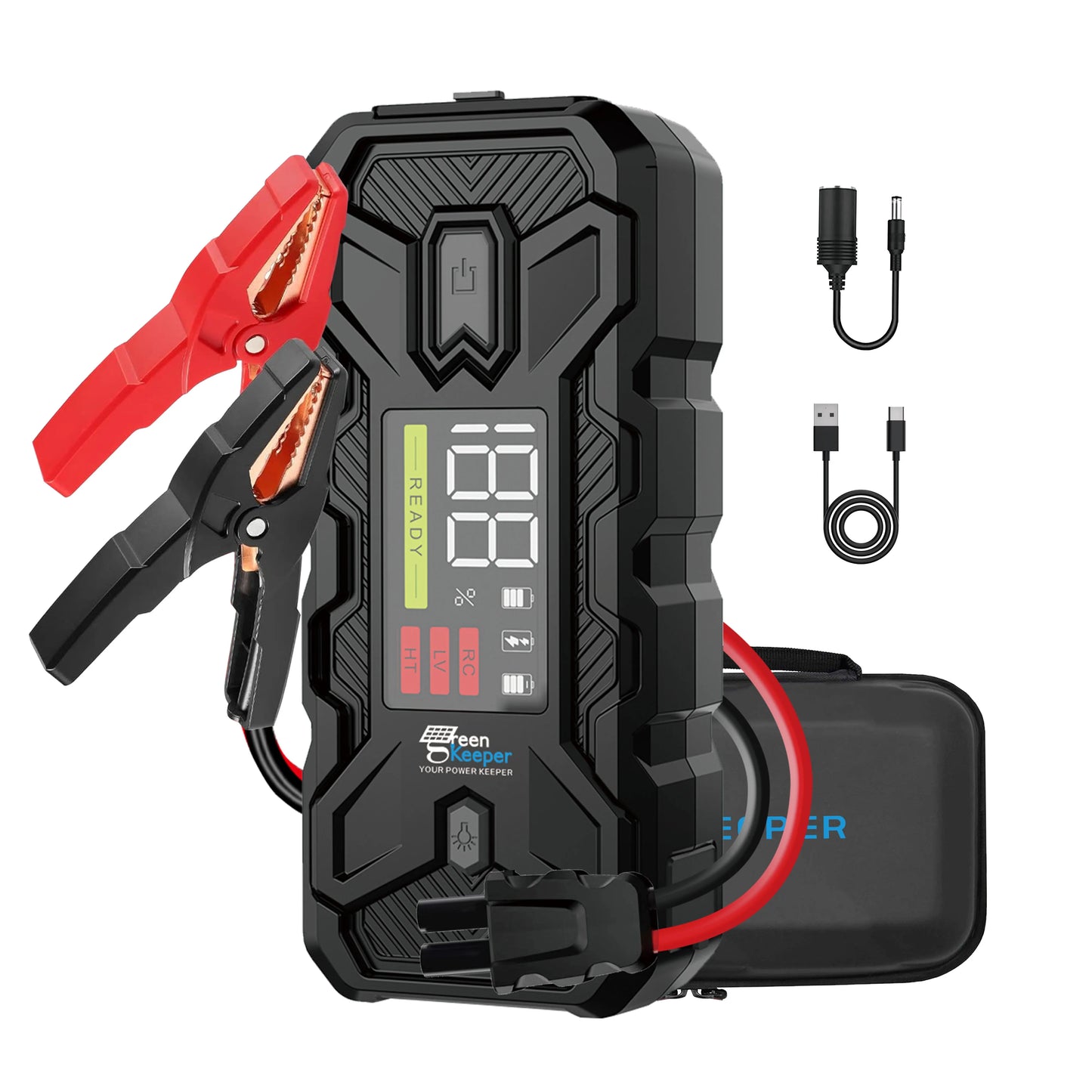 UltraSafe Booster Pack Portable Car Battery Jump Starter 12V 3000A Portable Battery Jump Starter for Vehicle Car
