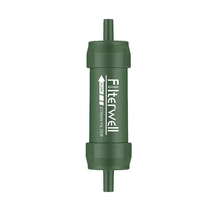 Filterwell Survival Portable Personal Hiking Camping Travel Outdoor Life Water Filter Straw