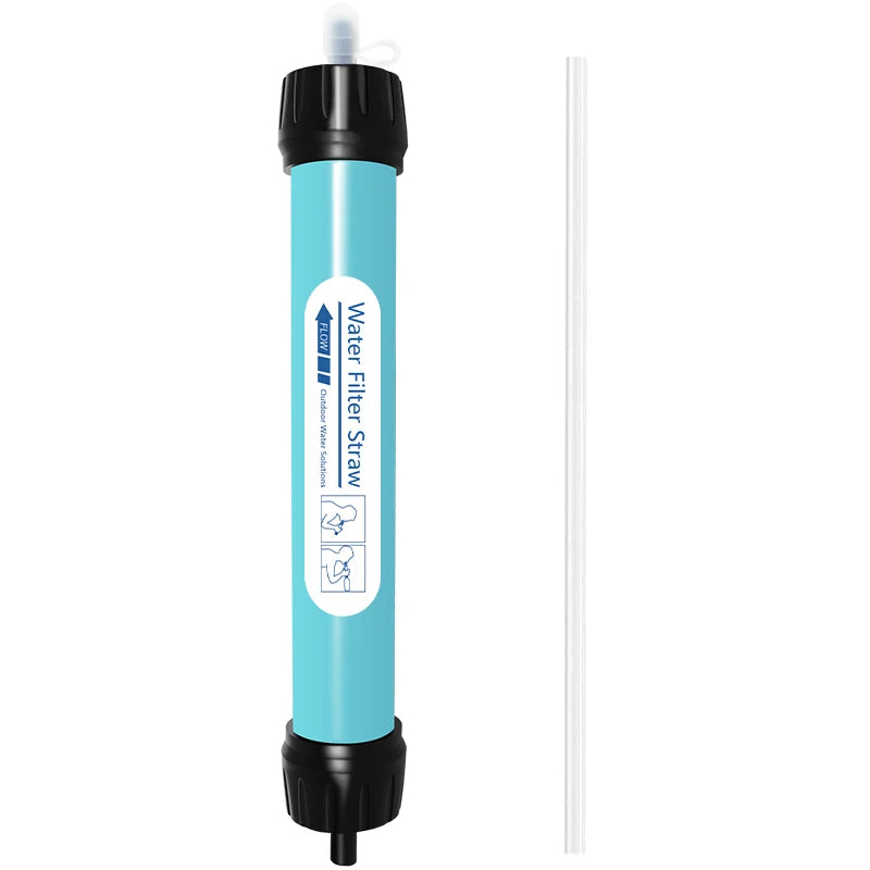 Filterwell Mini Backpack Camping Water Purifier Straw Personal Life Emergency Survival Portable Outdoor Water Filter Straw