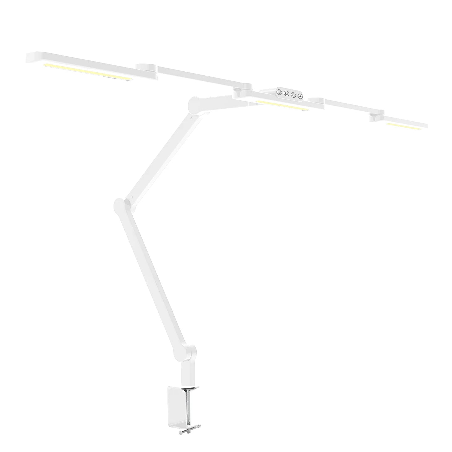 LED Desk Lamp With Clamp, Eye-Caring Clip on Lights for Home Office, 3 Modes 10 Brightness, Bedside Lamp Modern