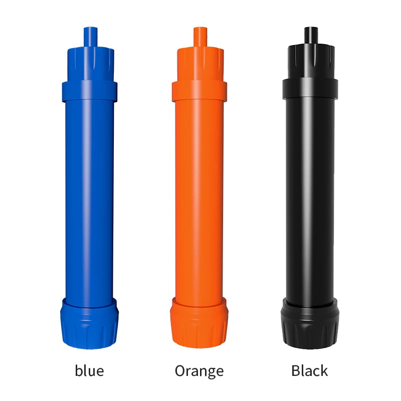 Filterwell Hollow Fiber Membrane KDF Mini Hiking Outdoor Camping Water Filter Portable Life Water Filter Straw