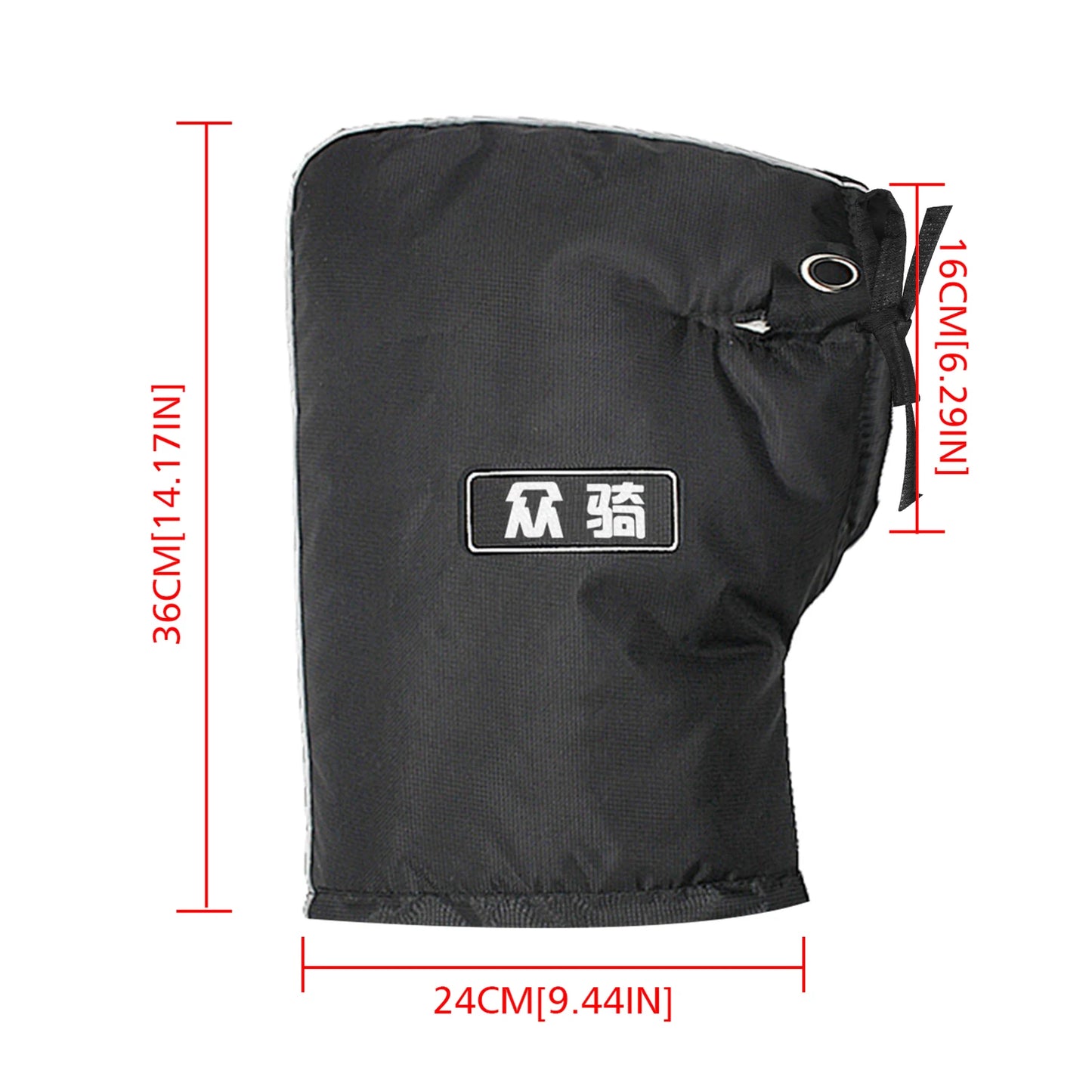 Waterproof and Windproof Motorcycle Hand Muffs Scooter Handlebar Gloves Cover Warmer for Comfort and Protection