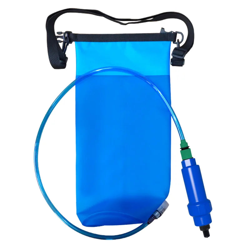 Filterwell 6L TPU Outdoor Portable Gravity Water Filter Purifier Filter Water Bag Camping