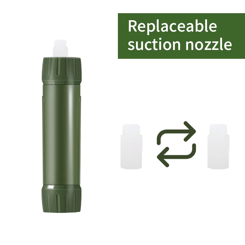 Filterwell 0.01 Micron UF Membrane Outdoor Mini Camping Survival Travel Personal Portable Water Filter Straw