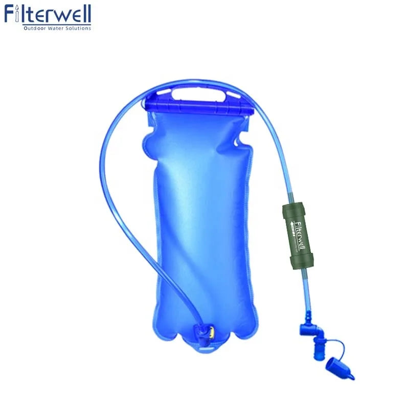 Outdoor Water Filter Gravity Bag for Camping