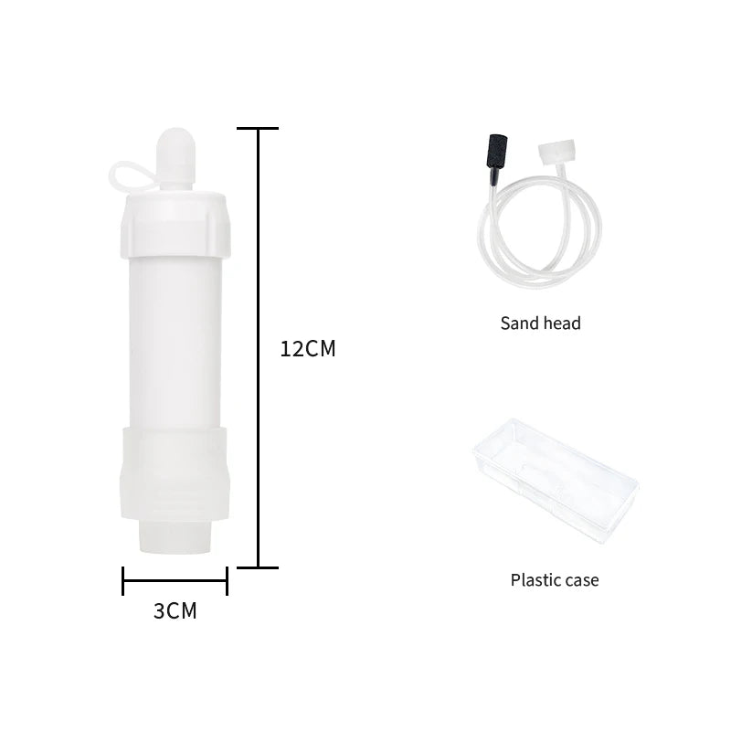Filterwell Outdoor Camping Hiking Travel  Emergency Personal Portable Survival Life Water Filter Purifier Straw