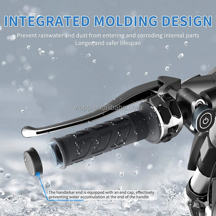 Winter Heated Handlebar 5+1 Gear Motorcycle Electric Heating Grip with Memory Function