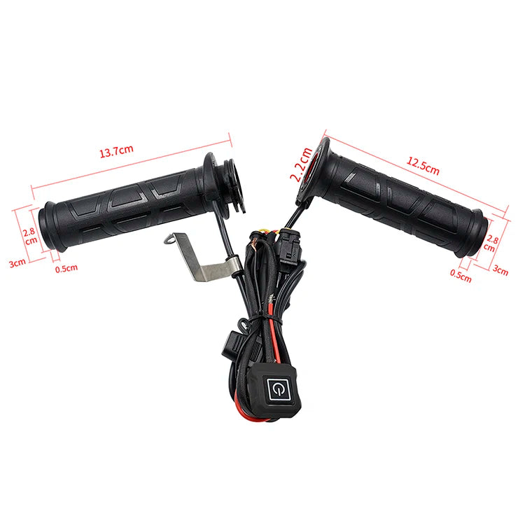 WUPP 7/8\" Universal Electric Warmer Heating Handlebar Heated Grips for Motorbike Motorcycle Body Systems