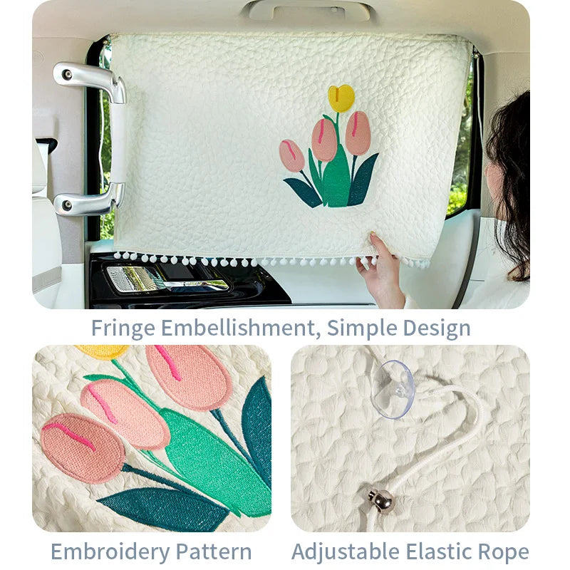 Wholesale Magnetic Car Sun Shade UV Protection Car Curtain Window Sunshade Side Window Curtain