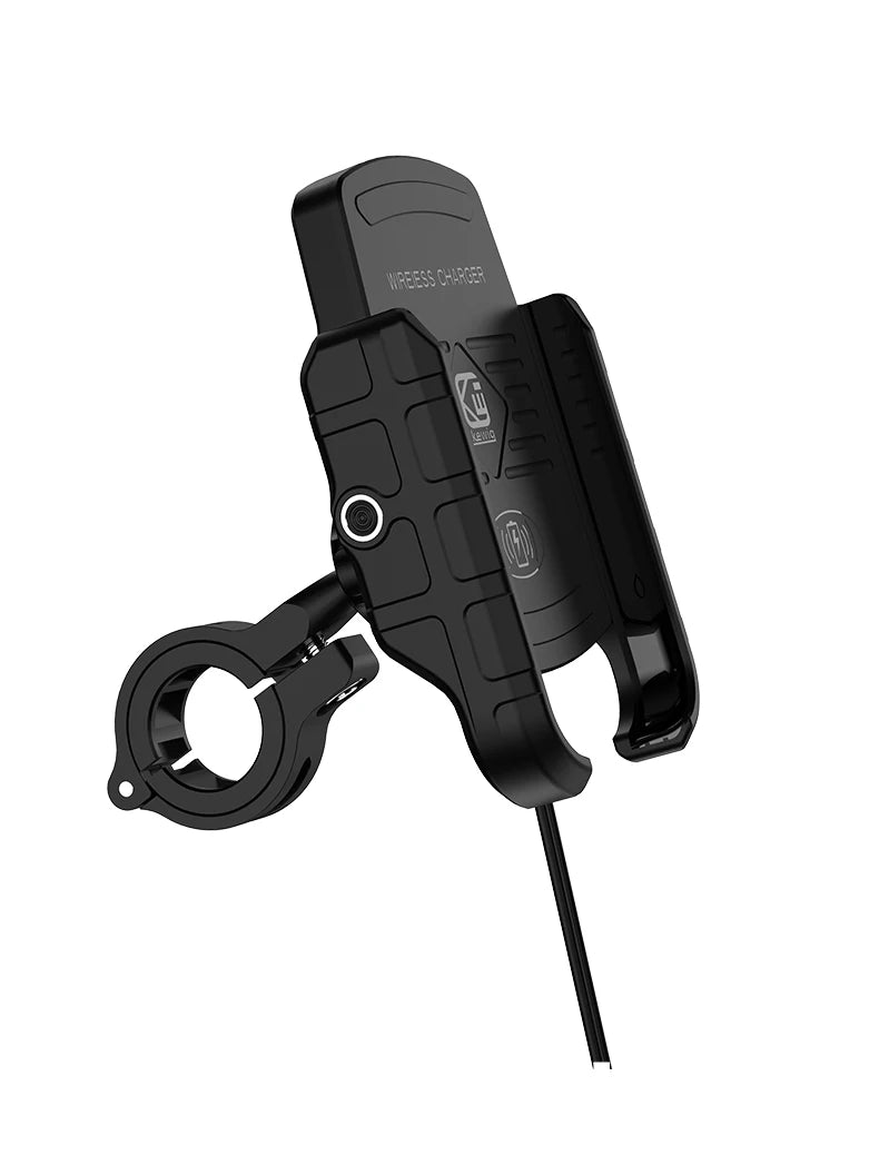 Waterproof Motorcycle Wireless Charger Phone Mount for Handlebar Electric Bike Rear Mirror Phone Holder With Charging