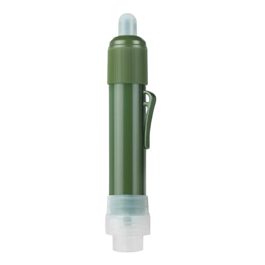 Outdoor Portable Water Purifier Camping Hiking Life Water Filter Straw Survival Kit