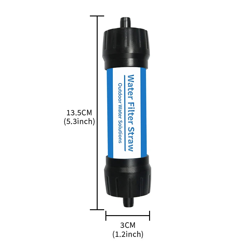 Filterwell UF Membrane Mini Hiking Personal Water Purifier Straw Emergency Survival Portable Outdoor Water Filter Straw