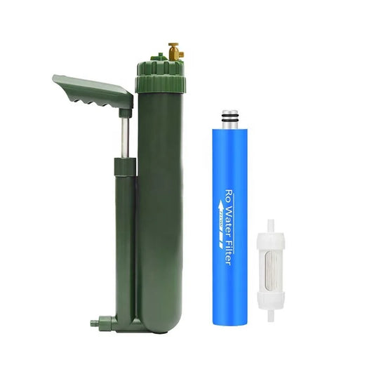 Filterwell Reverse Osmosis Membrane 0.0001 Micron Survival Personal Emergency Portable Hand Pump Outdoor Camping Water Filter