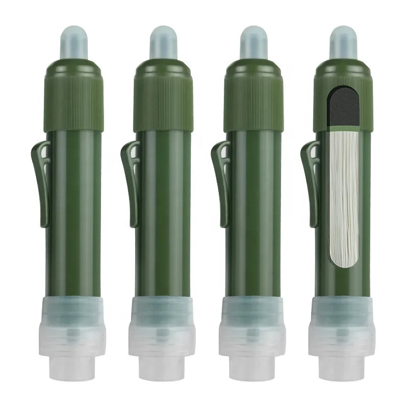 Filterwell UF Membrane 4Pieces Camping Outdoor Portable Personal Survival Life Water Filter Straw