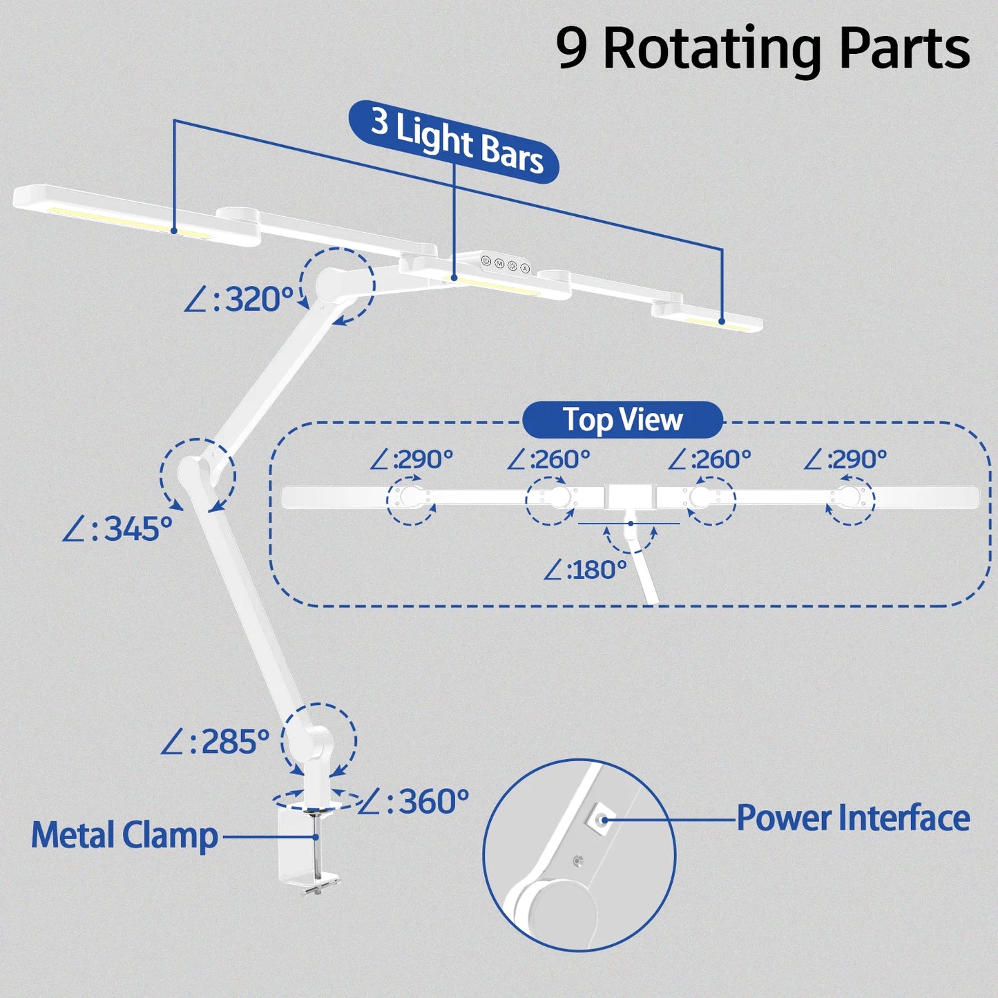 Bedroom Modern Minimalist Desk Bedside Table Lamp