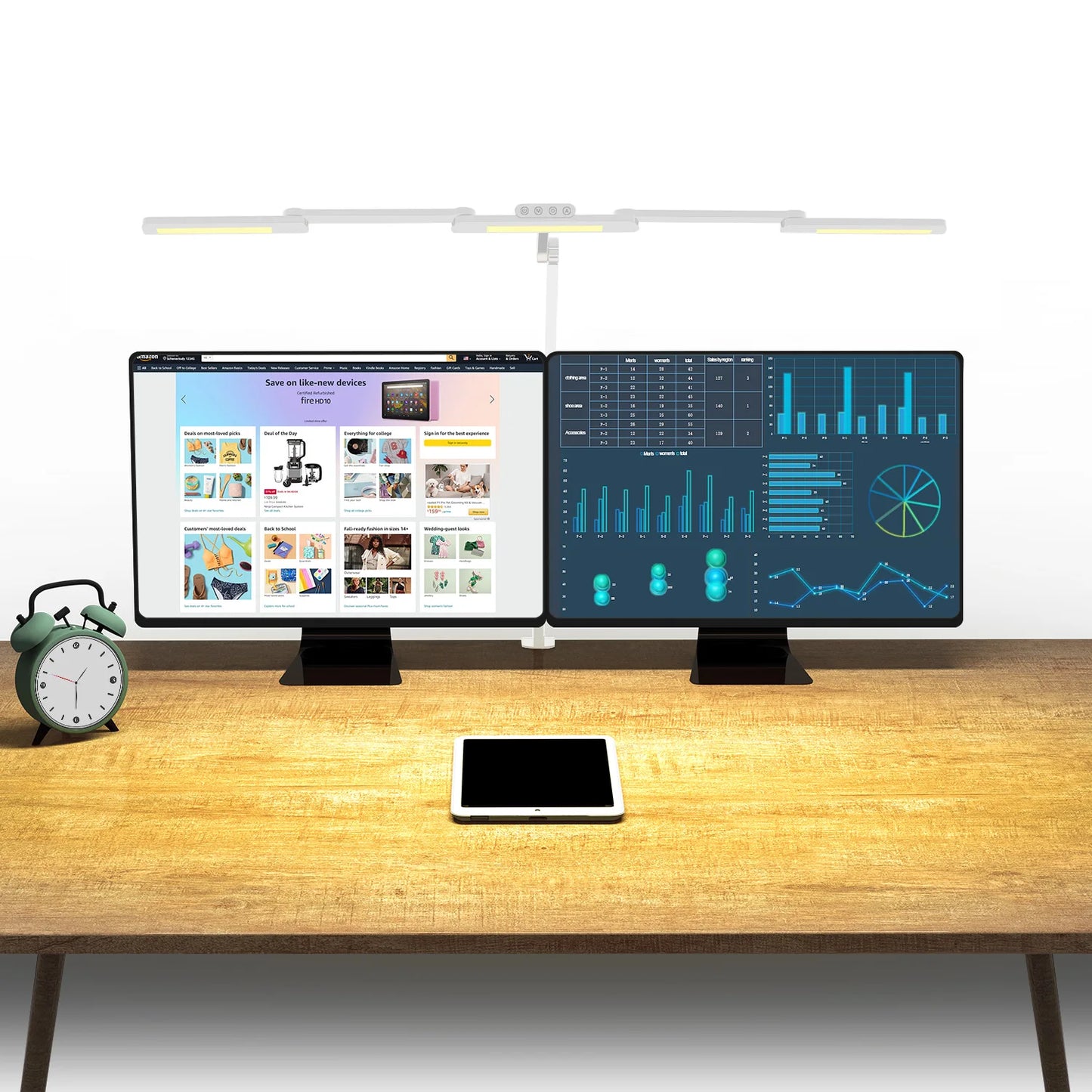 Modern Indoor Hotel Office Home Living Room Bedside Study Reading Design Touch Monitor Screen Desk Light Led Table Lamp