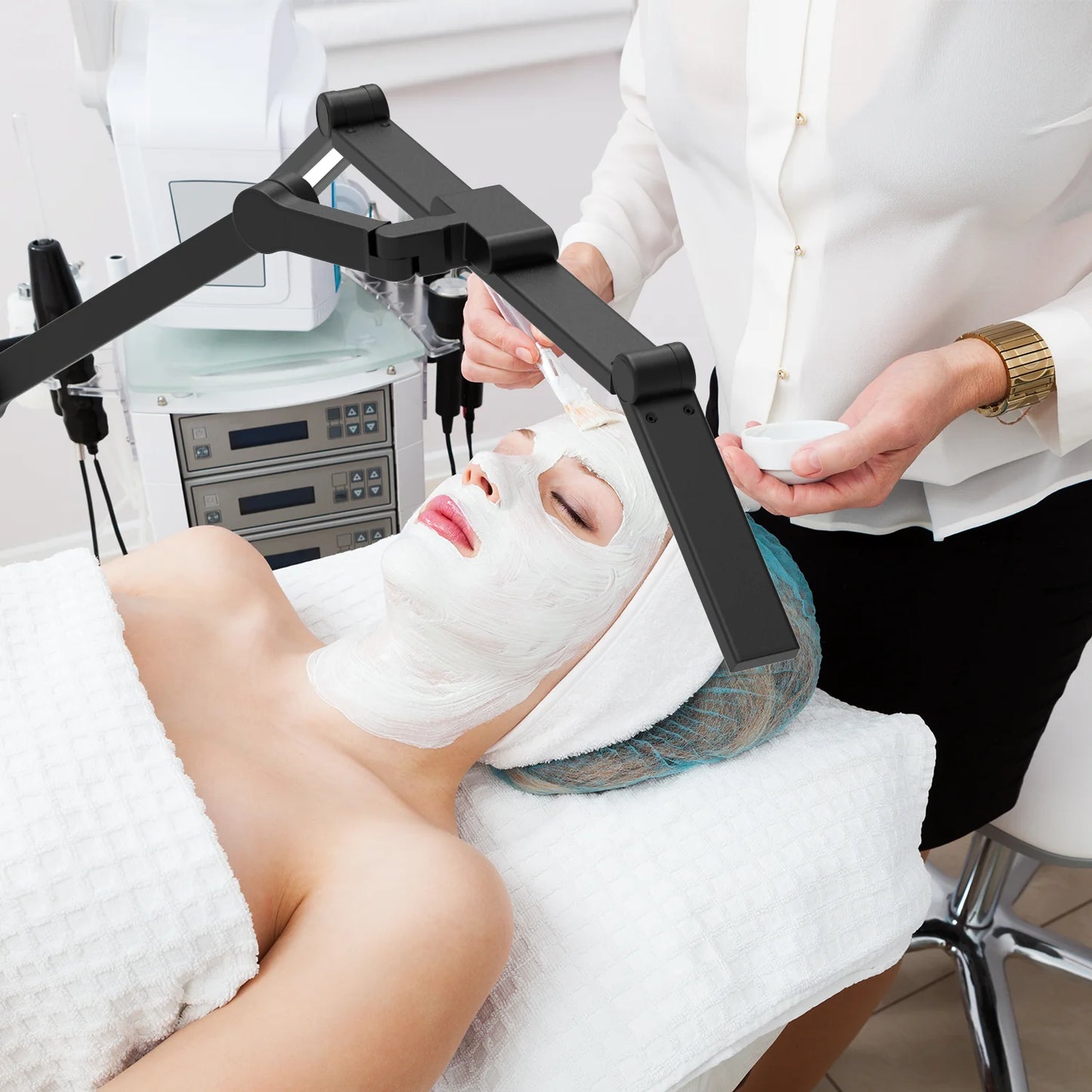 Modern Indoor Beauty Salon Living Reading Room Office Spa Eyebrow Tattoos Eyelash Study Design Beautician Dresser Led Floor Lamp