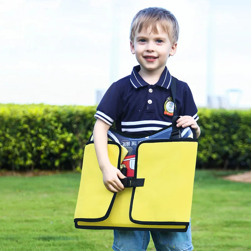 Wholesale Cartoon Baby Stroller Tray Child Dining Drink Table Car Play Tray Durable Travel Tray Kids Portable Car Travel Table