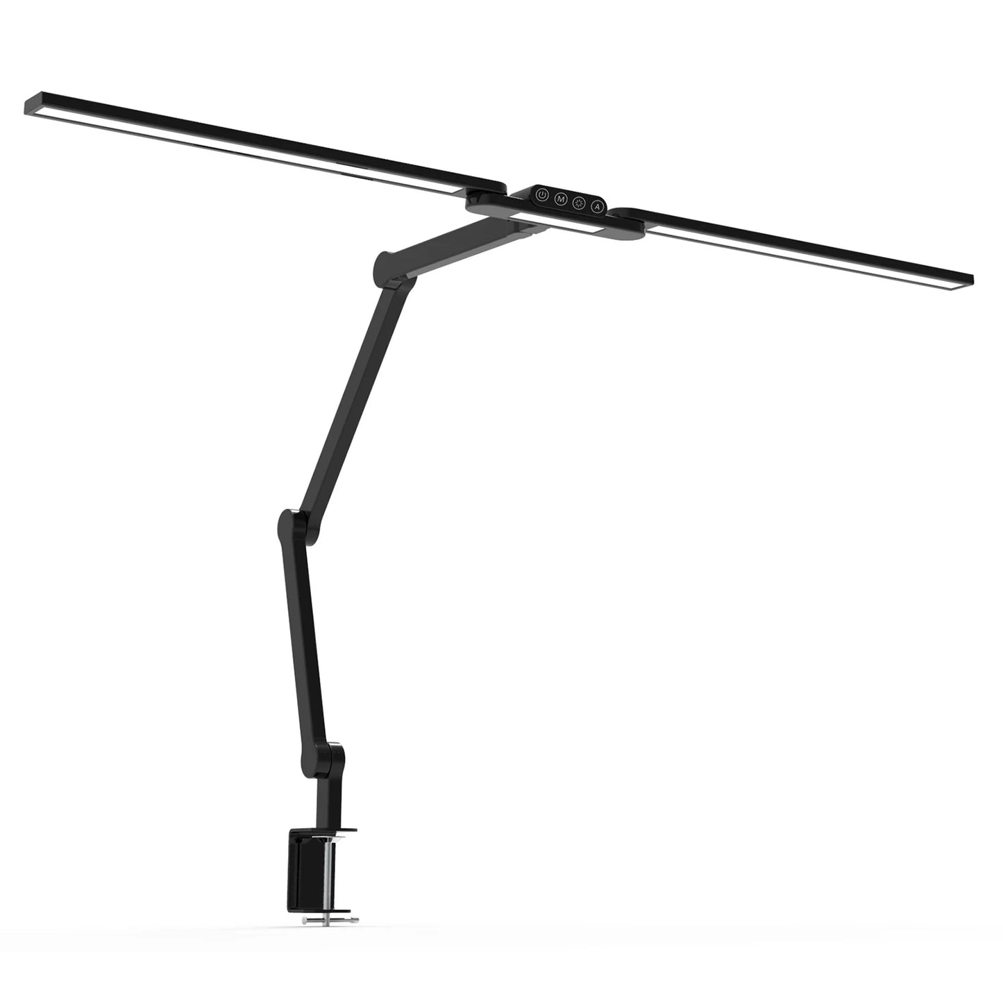 Eye-Caring Reading Light Table Lamp for Home Office, Adjustable Swing Arm Led Desk Lamp With Clamp