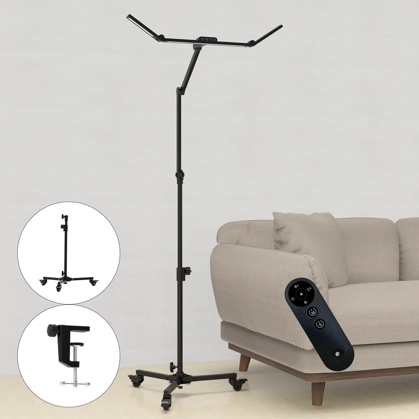 Modern Indoor Beauty Salon Living Reading Room Office Spa Eyebrow Tattoos Eyelash Study Design Beautician Dresser Led Floor Lamp