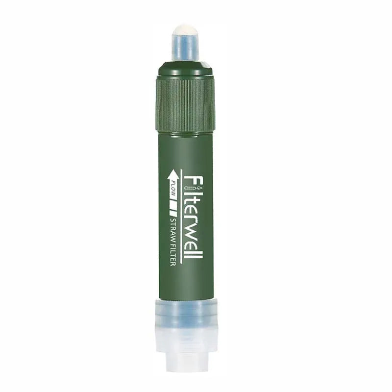 Filterwell UF Membrane KDF Outdoor Portable Personal Water Filtration Filter Straw