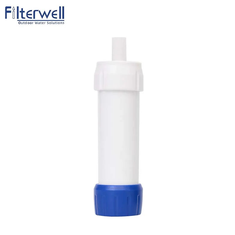 Water Filter Straw Camping Water Filter Hiking Straw Water Bottle with Straw Filter