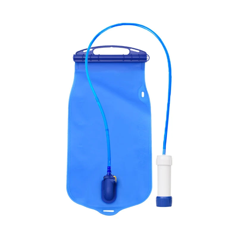 Gravity Water Filter Straw, Portable Water Purifier Survival for Camping, Hiking, Backpacking and Emergency Preparedness
