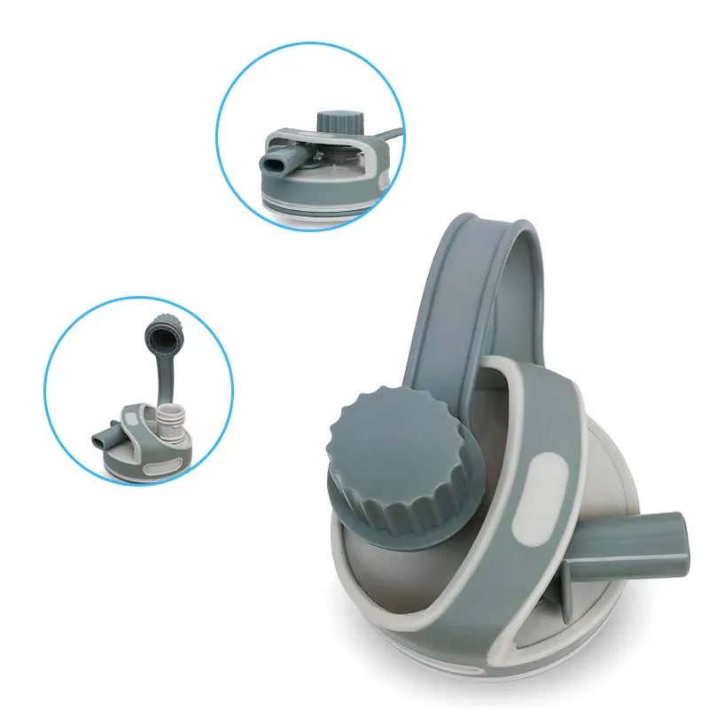 Hiking Survival Portable Outdoor Travel Plastic Integrated Filtered Water Filter Bottle With Filter Straw