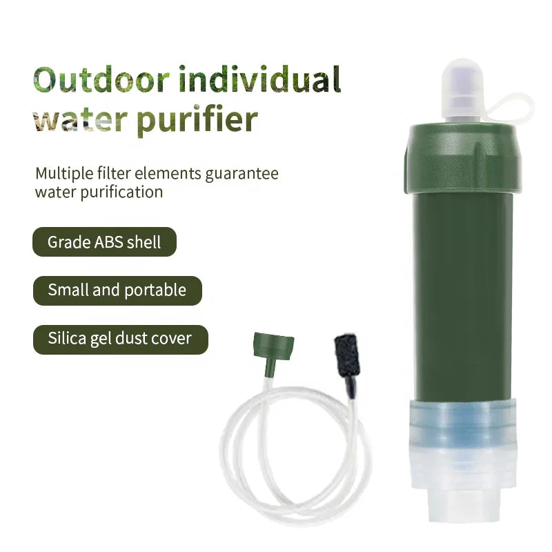 Filterwell Outdoor Camping Emergency Life Water Filter Straw Survival