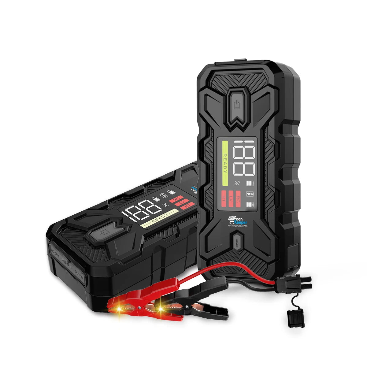 J1204 Super Charger 65W Two-way Fast Charging 12v Battery Booster Pack Jump Starter With DC 5.5 Output