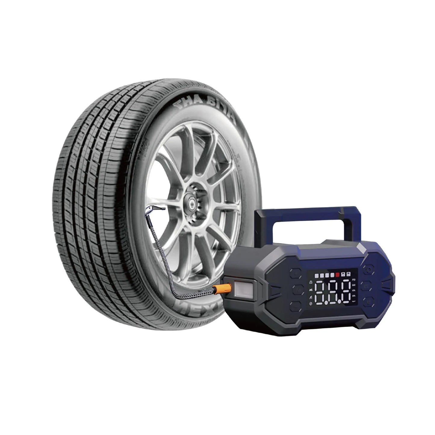 OEM ODM 2024 Super High Quality Portable Jump Starter With Air Compressor 3000A Power Bank Tire Inflator Pump 12v Jump Starter