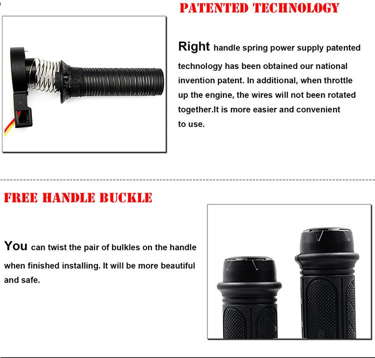 Winter Protection Motorcycle Hand Warmer Electric Heating Handle Hot Grips Heater for Biker Motorcycle