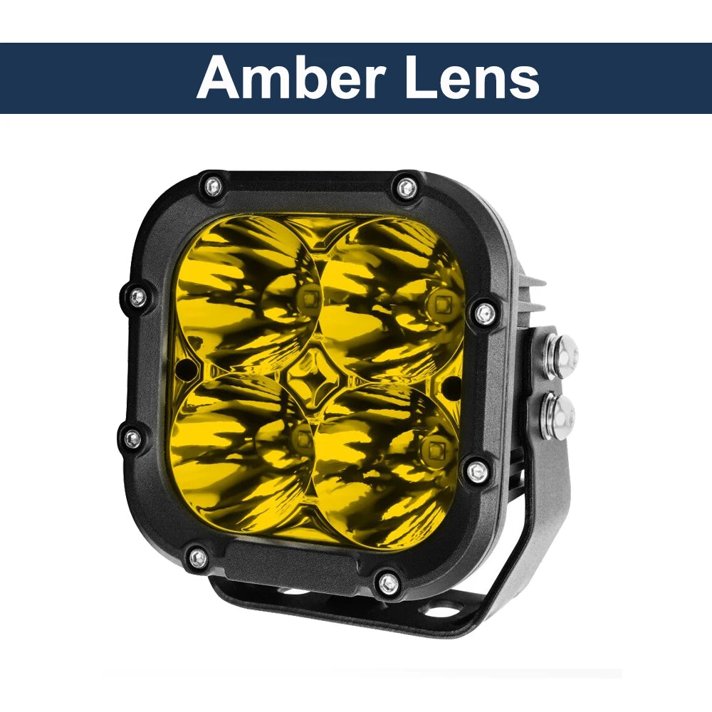 White Housing IP68 Waterproof Auxiliary Led Driving Light High Chip Off Road Truck 40W Mini Led Work Lights