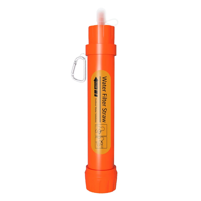 Filterwell UF Membrane KDF Mini Camping Water Filter Hiking Survival Travel Personal Portable Life Outdoor Water Filter Straw