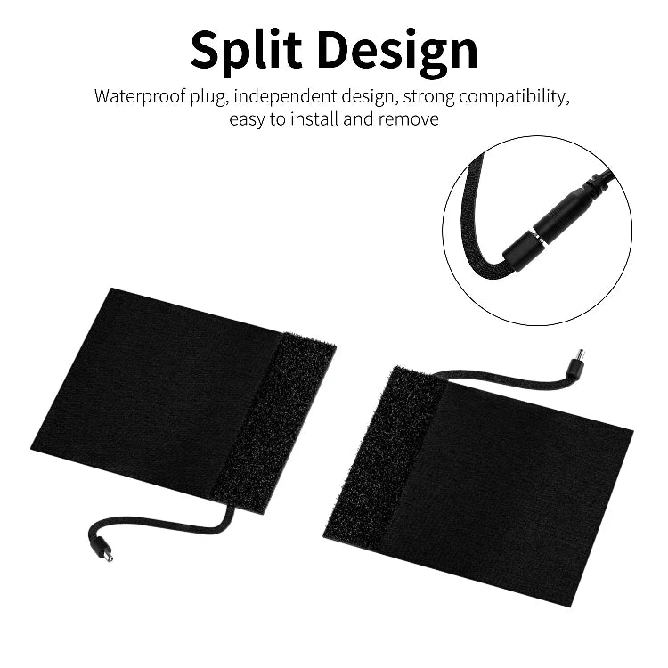 12V Electric Heating Pad Motorcycle Handlebar Grips Heated Cover with Heat Element for Bike Body Systems