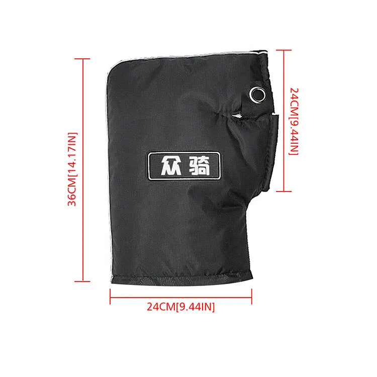 Winter Waterproof Motorcycle Handle Cuffs Motor Bike Handlebar Gloves for Scooter