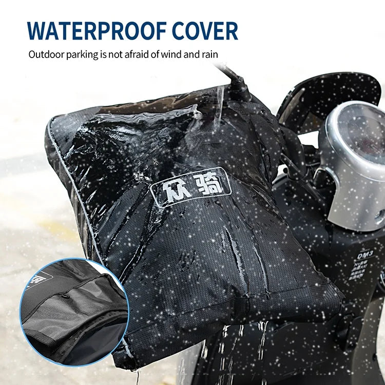 Waterproof Handlebar Warm Muffs Motorbike Handle Cover Scooter Handlebar Gloves