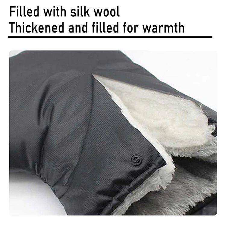 Winter Waterproof Motorcycle Handle Cuffs Motor Bike Handlebar Gloves for Scooter